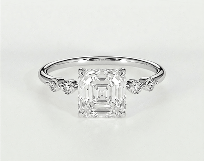 Olive - Asscher - Engagement Rings - Ramzi & Co.®