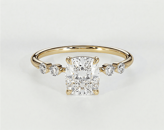 Olive - Cushion - Engagement Rings - Ramzi & Co.®