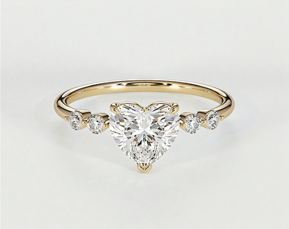 Olive - Heart - Engagement Rings - Ramzi & Co.®