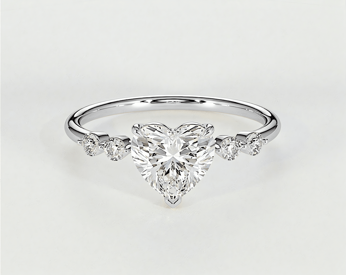 Olive - Heart - Engagement Rings - Ramzi & Co.®