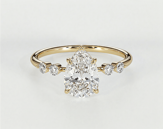 Olive - Pear - Engagement Rings - Ramzi & Co.®