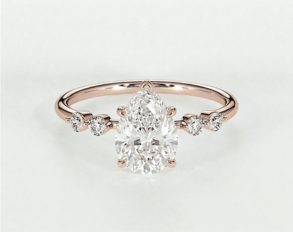 Olive - Pear - Engagement Rings - Ramzi & Co.®