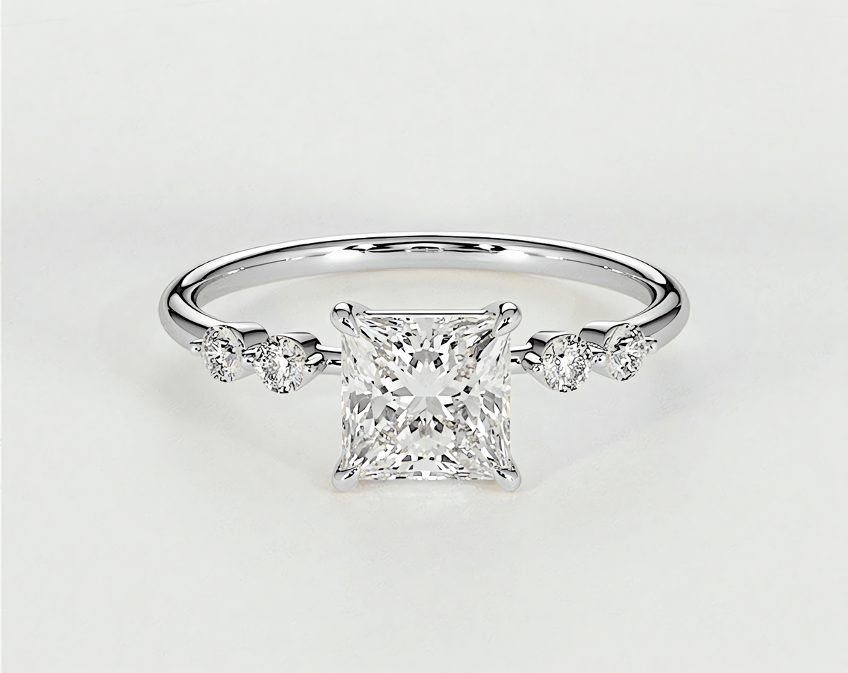 Olive - Princess - Engagement Rings - Ramzi & Co.®