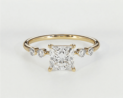 Olive - Princess - Engagement Rings - Ramzi & Co.®