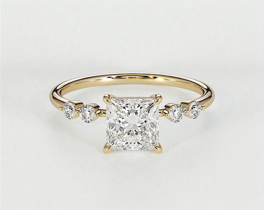 Olive - Princess - Engagement Rings - Ramzi & Co.®