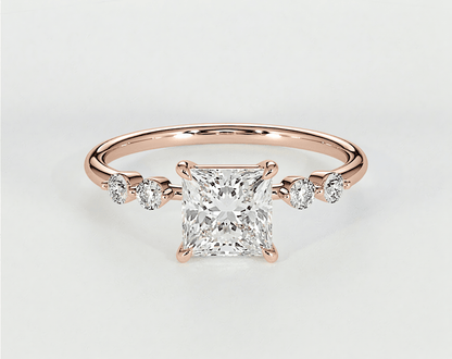 Olive - Princess - Engagement Rings - Ramzi & Co.®