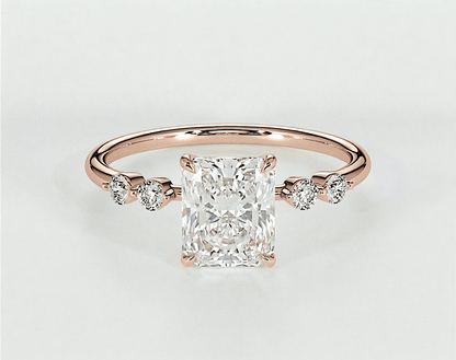 Olive - Radiant - Engagement Rings - Ramzi & Co.®