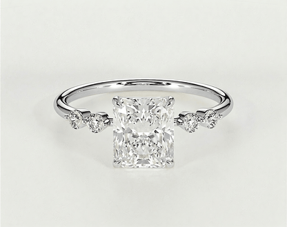 Olive - Radiant - Engagement Rings - Ramzi & Co.®