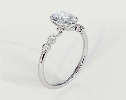Olive - Round - Engagement Rings - Ramzi & Co.®