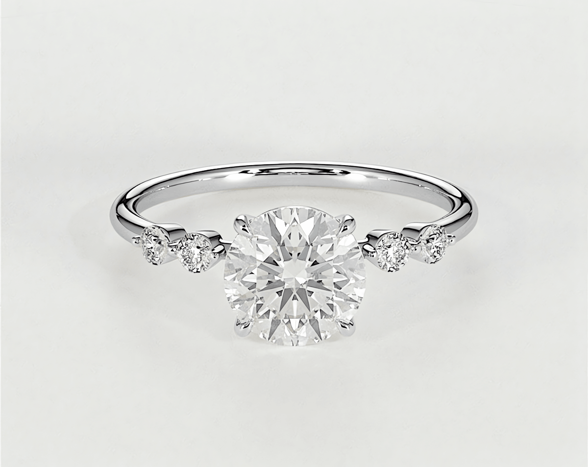Olive - Round - Engagement Rings - Ramzi & Co.®