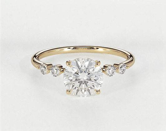 Olive - Round - Engagement Rings - Ramzi & Co.®