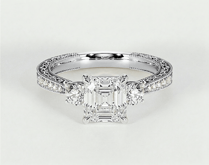 Ophelia - Asscher - Engagement Rings - Ramzi & Co.®