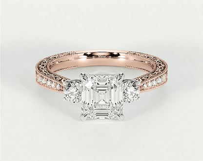 Ophelia - Asscher - Engagement Rings - Ramzi & Co.®
