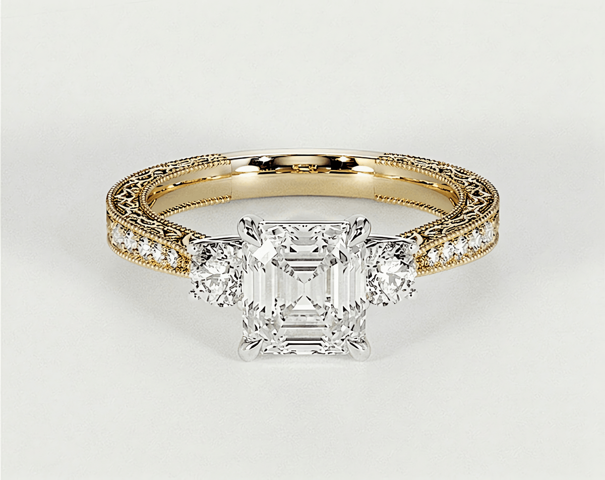 Ophelia - Asscher - Engagement Rings - Ramzi & Co.®