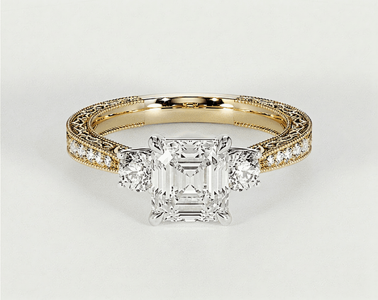 Ophelia - Asscher - Engagement Rings - Ramzi & Co.®