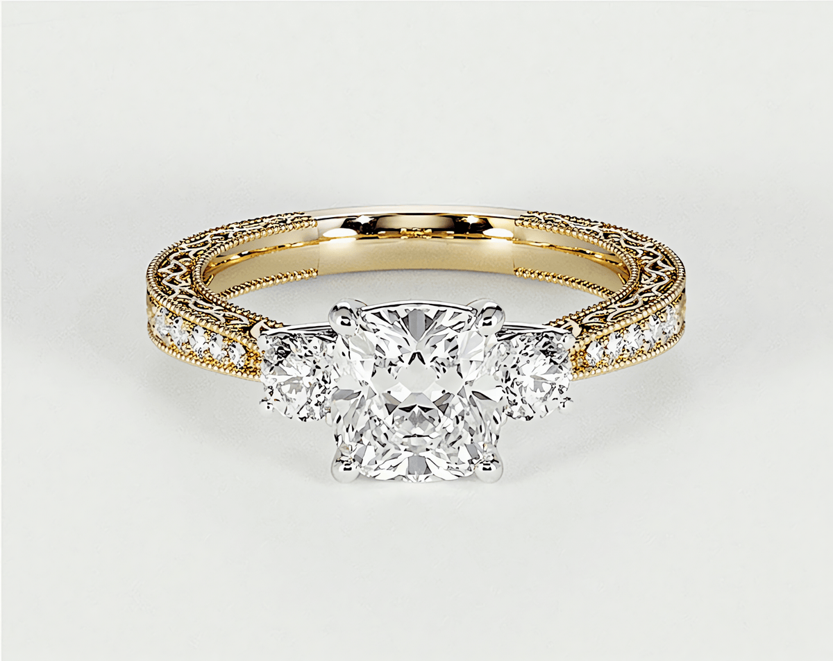 Ophelia - Cushion - Engagement Rings - Ramzi & Co.®