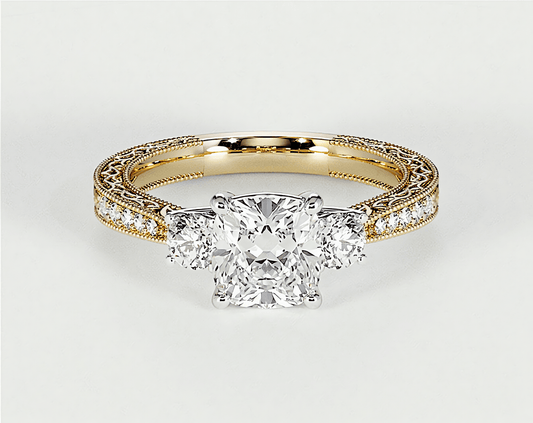 Ophelia - Cushion - Engagement Rings - Ramzi & Co.®