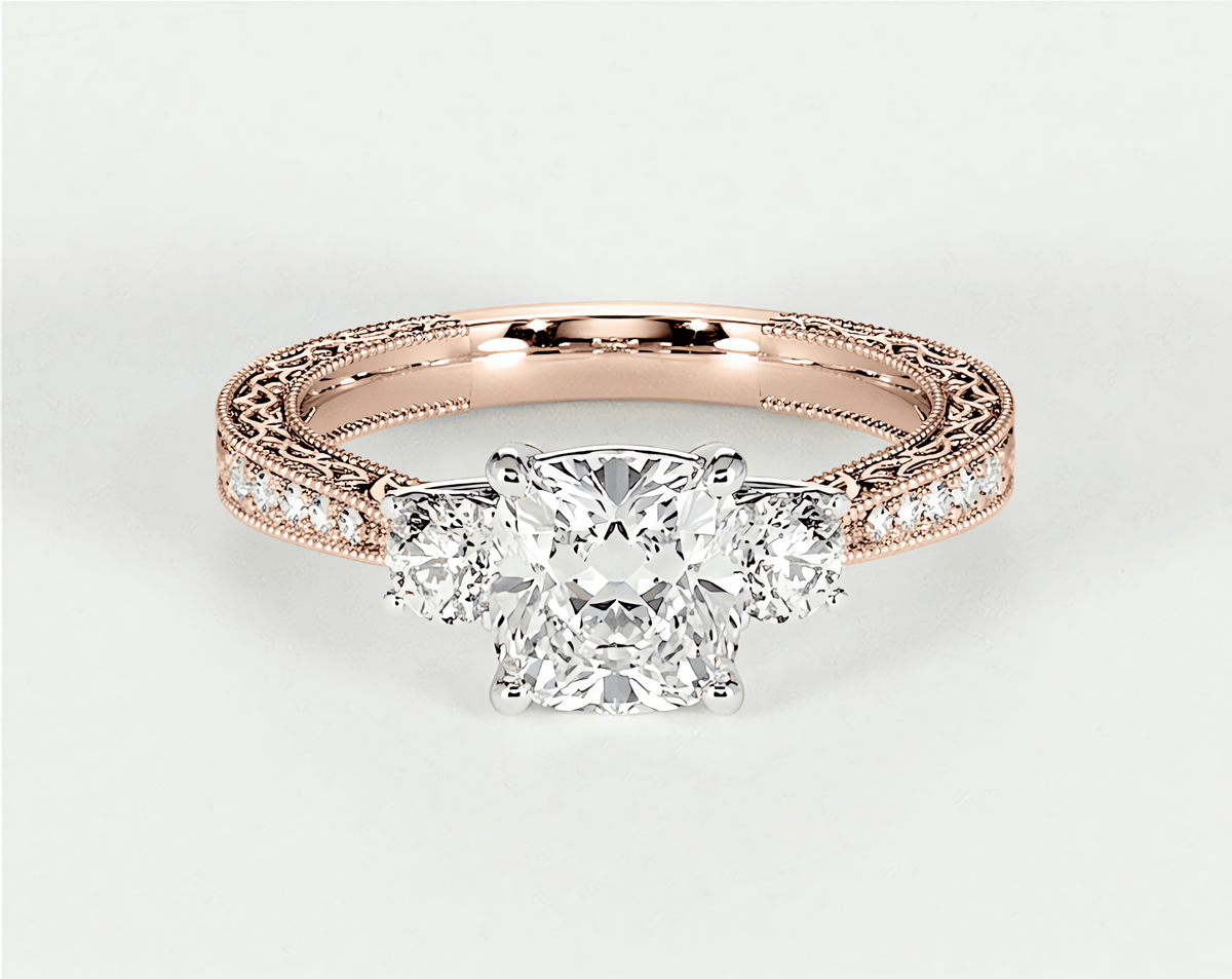 Ophelia - Cushion - Engagement Rings - Ramzi & Co.®