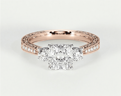 Ophelia - Cushion - Engagement Rings - Ramzi & Co.®