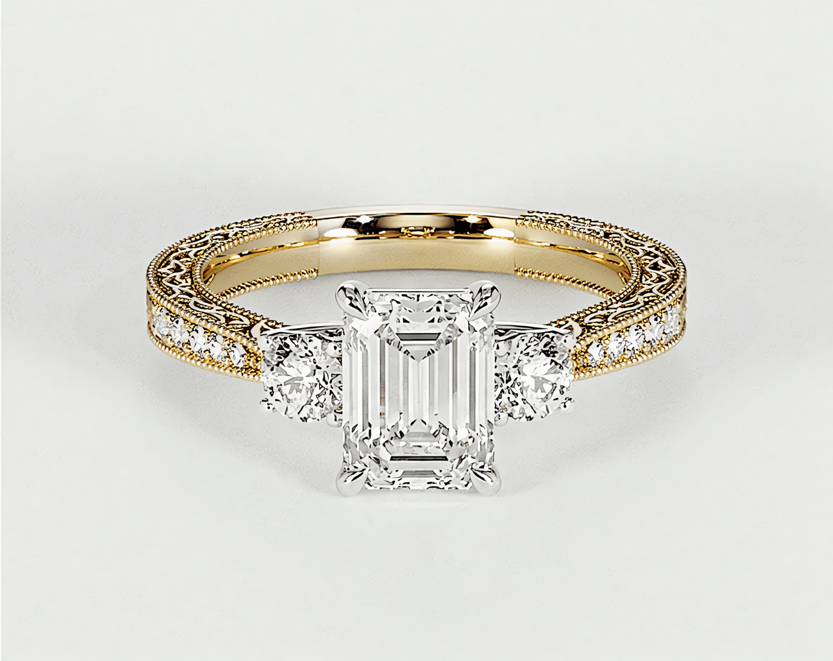 Ophelia - Emerald - Engagement Rings - Ramzi & Co.®