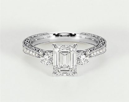 Ophelia - Emerald - Engagement Rings - Ramzi & Co.®