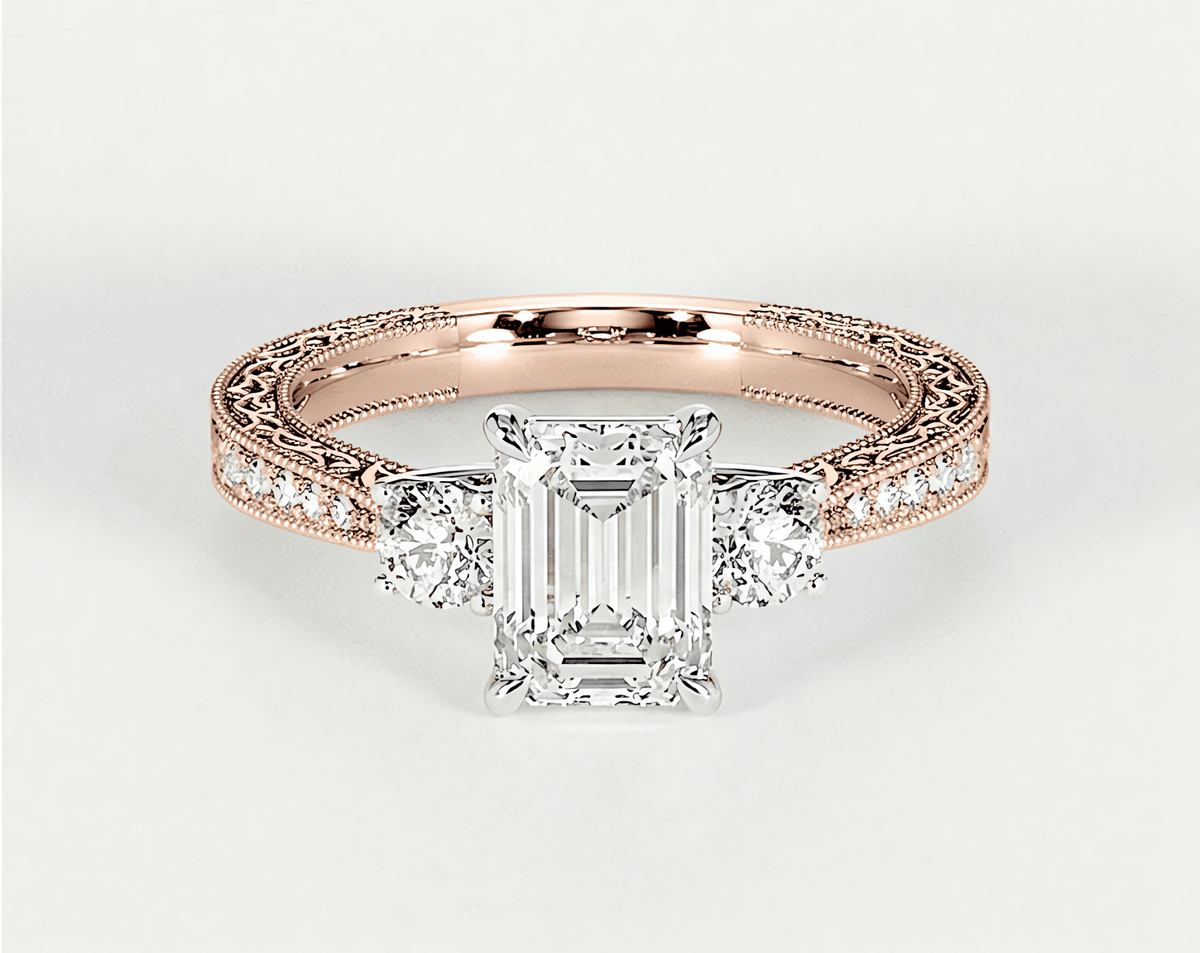 Ophelia - Emerald - Engagement Rings - Ramzi & Co.®