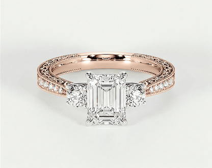 Ophelia - Emerald - Engagement Rings - Ramzi & Co.®