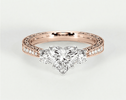 Ophelia - Heart - Engagement Rings - Ramzi & Co.®