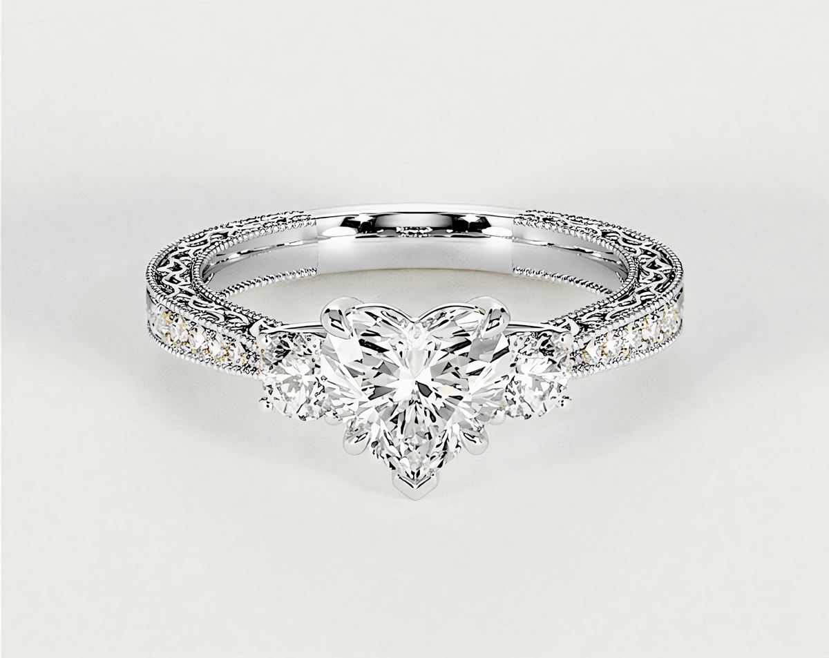 Ophelia - Heart - Engagement Rings - Ramzi & Co.®