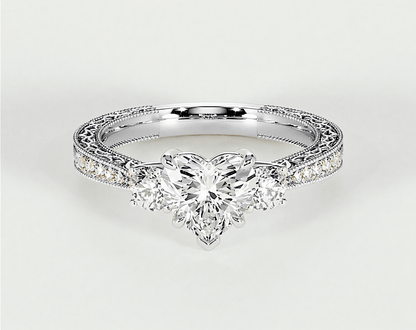 Ophelia - Heart - Engagement Rings - Ramzi & Co.®