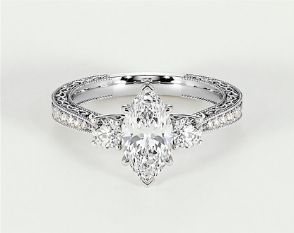 Ophelia - Marquise - Engagement Rings - Ramzi & Co.®