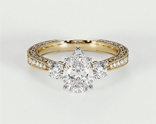 Ophelia - Pear - Engagement Rings - Ramzi & Co.®