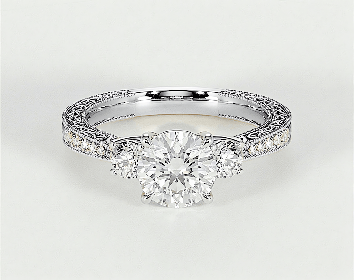 Ophelia - Round - Engagement Rings - Ramzi & Co.®
