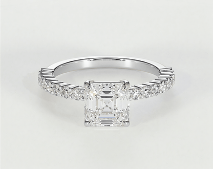 Paige - Asscher - Engagement Rings - Ramzi & Co.®