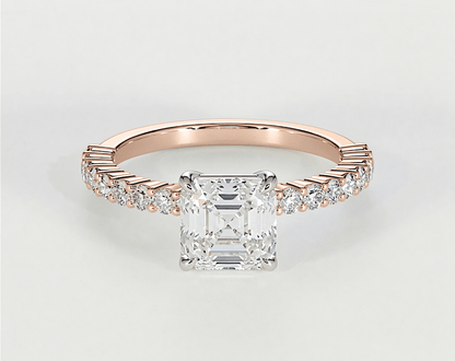 Paige - Asscher - Engagement Rings - Ramzi & Co.®