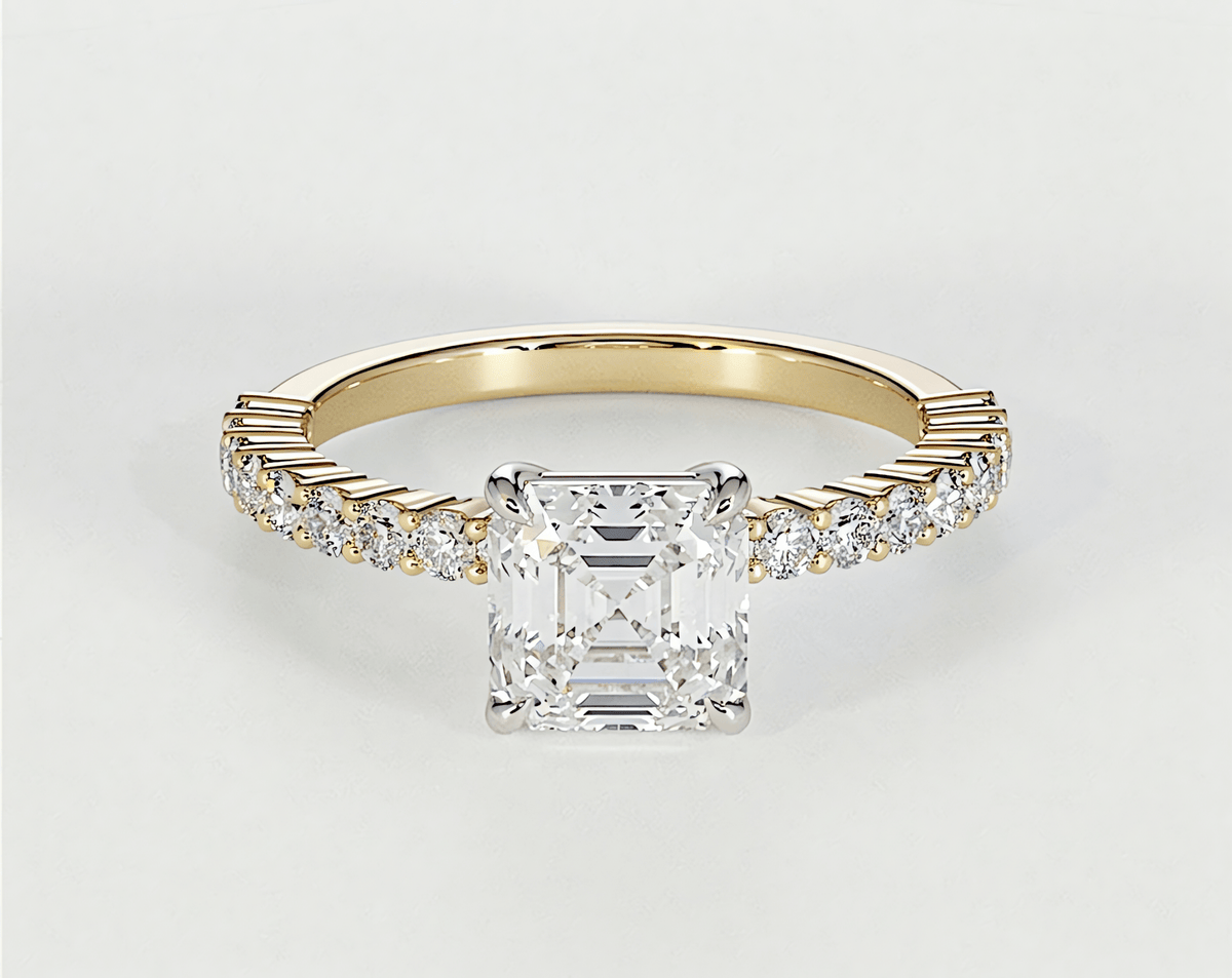 Paige - Asscher - Engagement Rings - Ramzi & Co.®