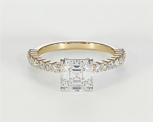 Paige - Asscher - Engagement Rings - Ramzi & Co.®