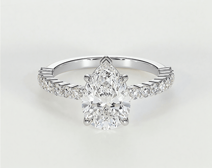 Paige - Pear - Engagement Rings - Ramzi & Co.®
