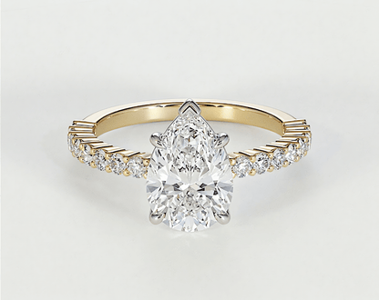 Paige - Pear - Engagement Rings - Ramzi & Co.®