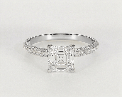 Phoebe - Asscher - Engagement Rings - Ramzi & Co.®