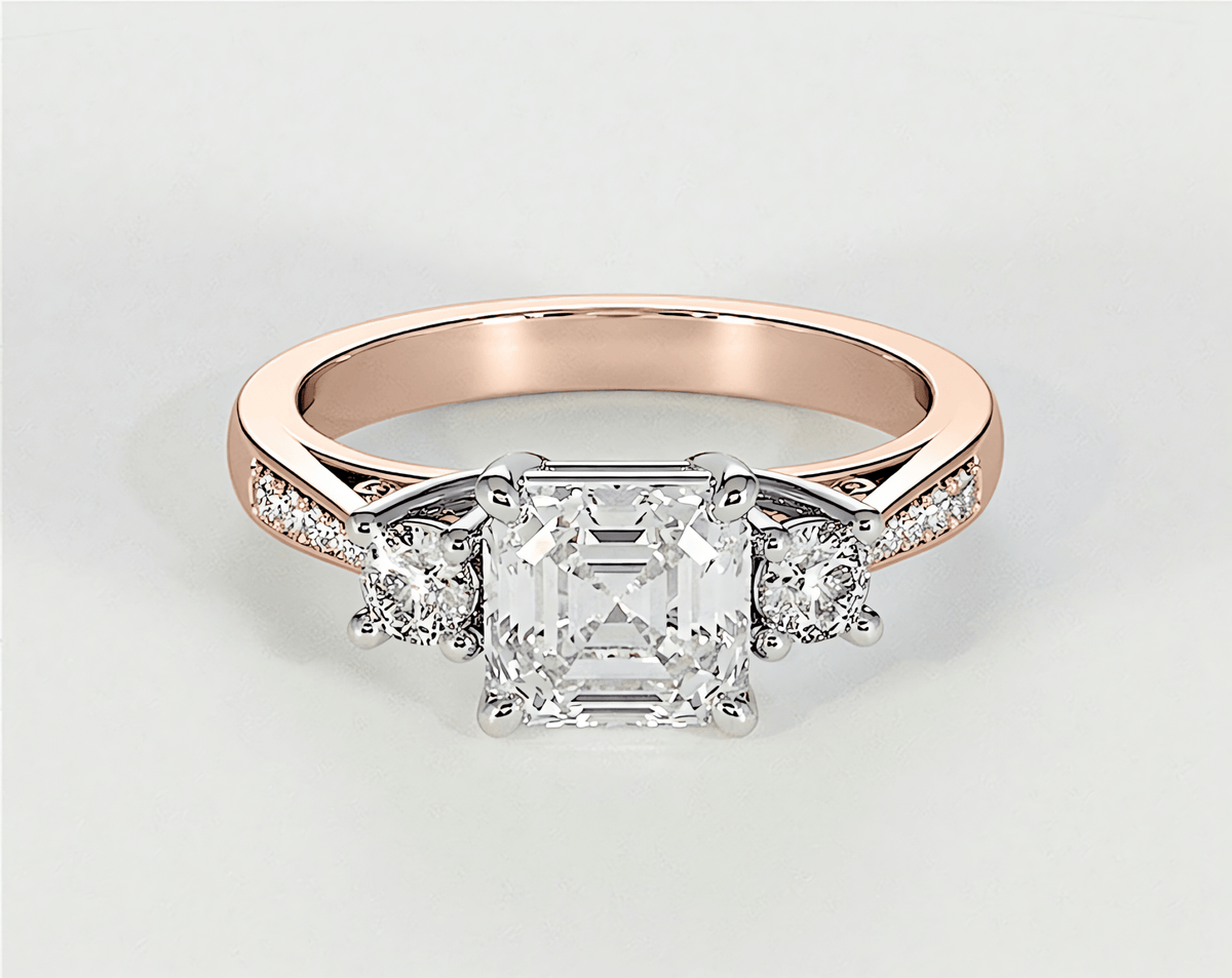 Primrose - Asscher - Engagement Rings - Ramzi & Co.®