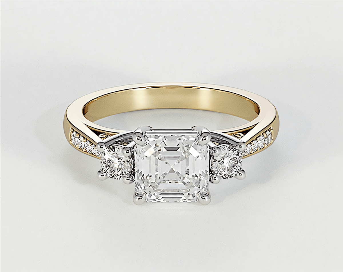 Primrose - Asscher - Engagement Rings - Ramzi & Co.®