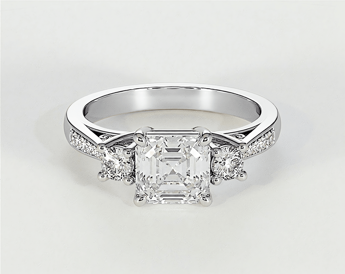 Primrose - Asscher - Engagement Rings - Ramzi & Co.®