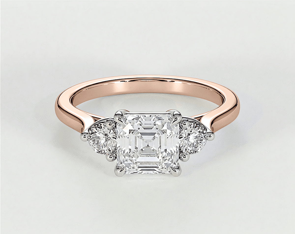 Quincy - Asscher - Engagement Rings - Ramzi & Co.®