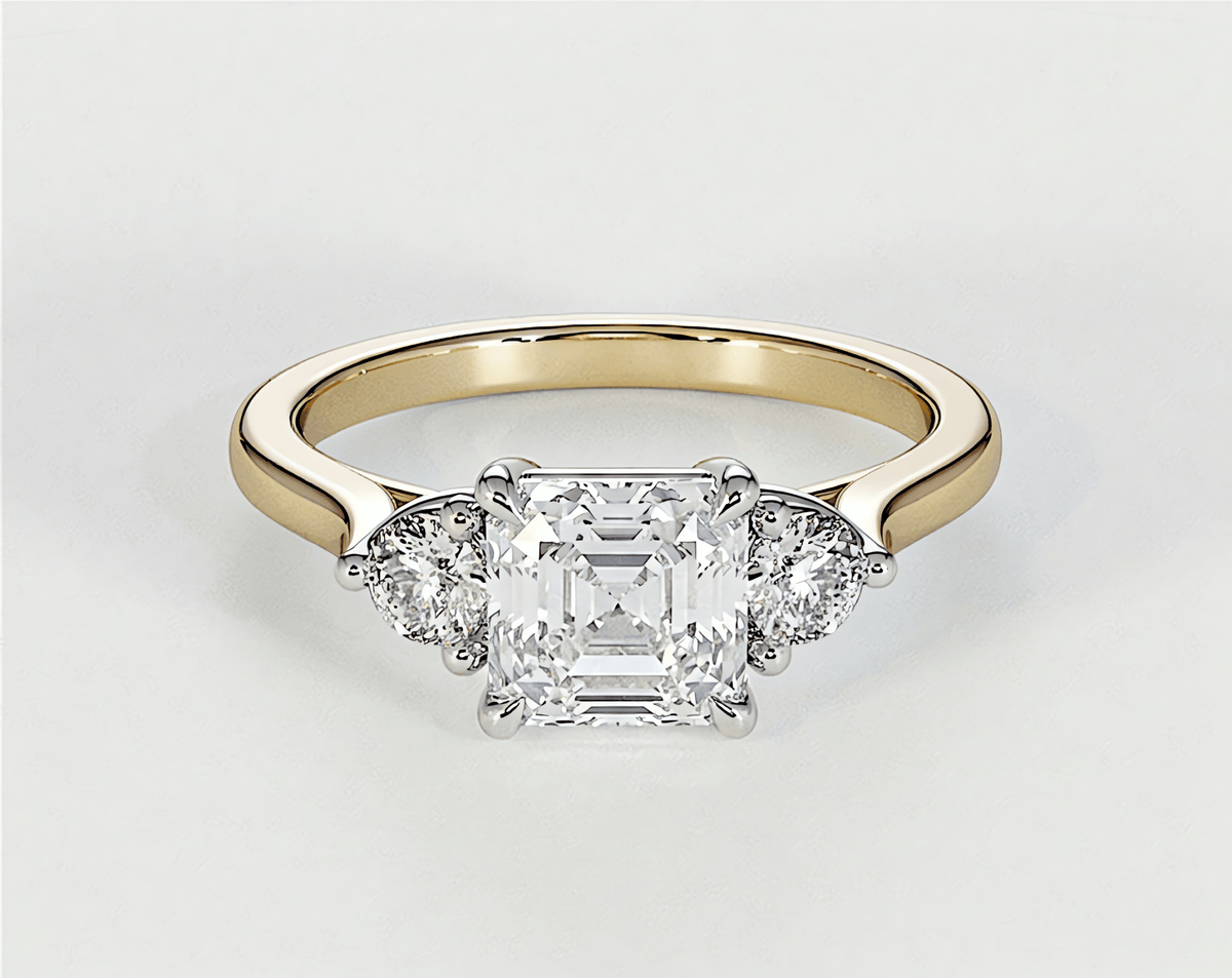 Quincy - Asscher - Engagement Rings - Ramzi & Co.®