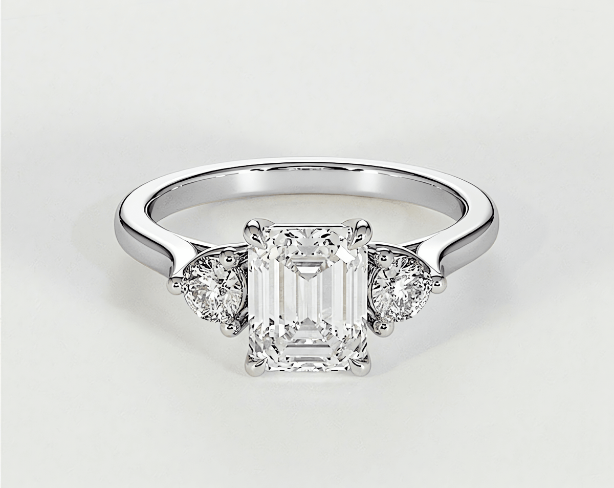 Quincy - Emerald - Engagement Rings - Ramzi & Co.®