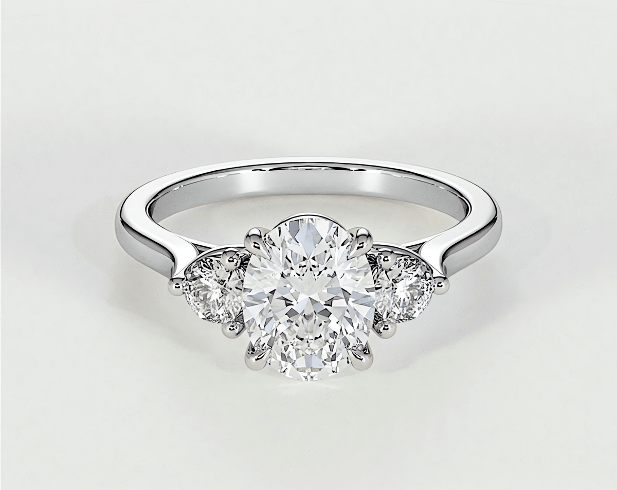 Quincy - Oval - Engagement Rings - Ramzi & Co.®