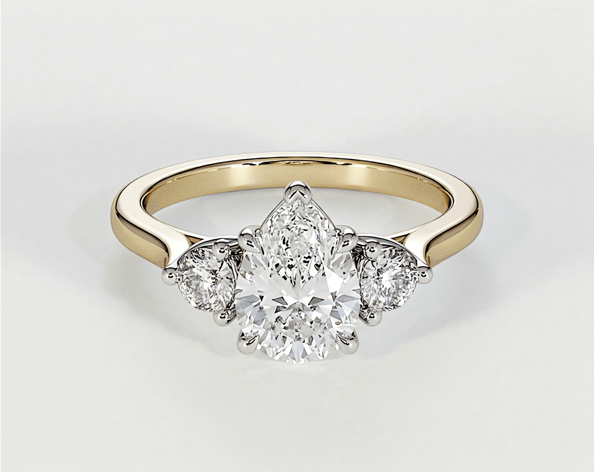 Quincy - Pear - Engagement Rings - Ramzi & Co.®