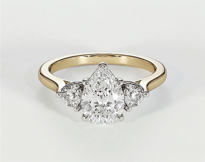 Quincy - Pear - Engagement Rings - Ramzi & Co.®