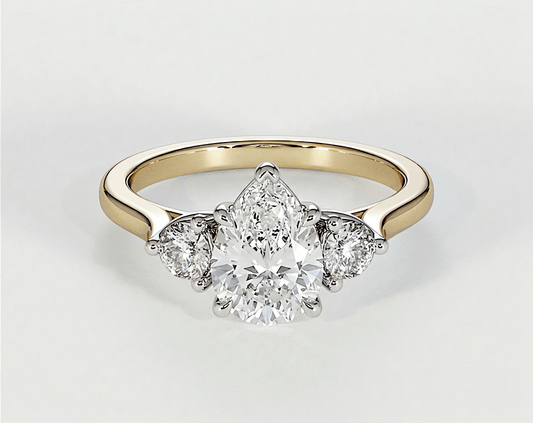 Quincy - Pear - Engagement Rings - Ramzi & Co.®